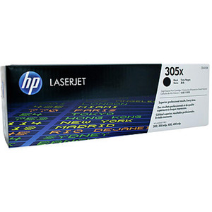 HP 305X BLACK ORIGINAL HIGH YIELD LASERJET TONER CARTRIDGE 4K (CE410X) Suits LaserJet Pro 400 M451/ M475