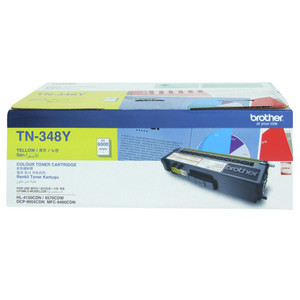 BROTHER TN-348 ORIGINAL YELLOW HIGH YIELD TONER CARTRIDGE 6K Suits HL4150 / 4750 / MFC9460 / 9970