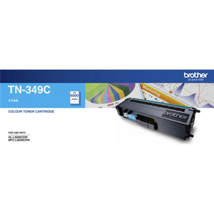 BROTHER TN-349 ORIGINAL CYAN SUPER HIGH YIELD TONER CARTRIDGE 6K Suits HL L9200CDW / MFC L9550CDW