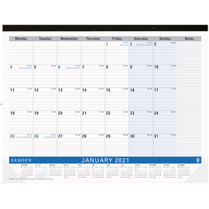 DEBDEN TABLETOP PLANNER 440x560mm Month To View Commercial (2024)