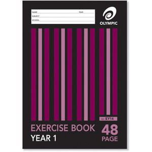 Olympic Exercise Book EY14 A4 48 Page QLD Year 1 Ruled (140745)