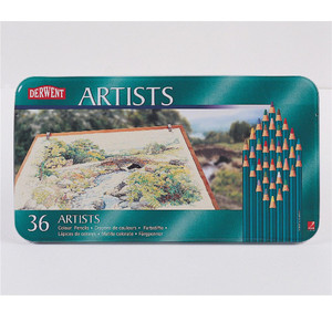 DERWENT ARTIST PENCILS Artist Tin 36