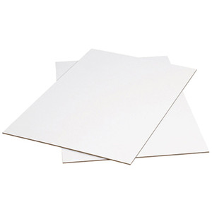 COLOURFUL CARDBOARD WHITE PASTEBOARD 508x635mm 200gsm - 3 sheet (Pack of 100)