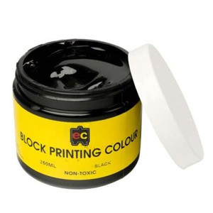 BLOCK PRINTING 250ML BLACK