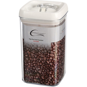 Connoisseur Flip-Tite Canister Square 2.4Lt, Each
