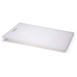 Chopping Board 300mmx235mm Plastic White, Each