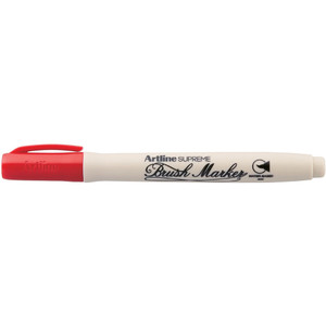 ARTLINE SUPREME BRUSH MARKER Red Box of 12