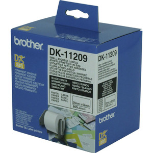 BROTHER DESKTOP LABEL PRINTER LABELS Small Address 29x62mm, Bx800