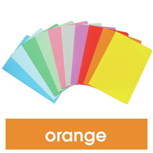 MARBIG COLOURED MANILLA FOLDER FOOLSCAP Orange 1108106 (Box of 100)