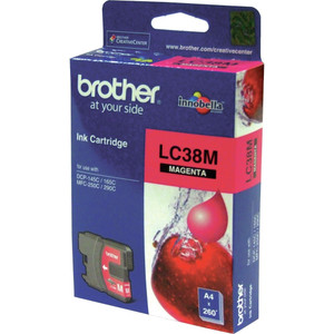 BROTHER LC-38M ORIGINAL MAGENTA INK CARTRIDGE Suits MFC 145C / 165C / 250C / 290C