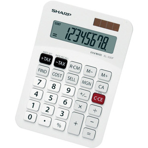 SHARP EL330FB DESKTOP CALCULATOR H148xW102xD15mm