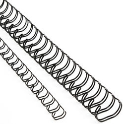 IBICO WIRE BINDING COMBS 6mm 34 Loop 25 Sheet Capacity Silver, Bx100 ** ETA 20/11/2026 **