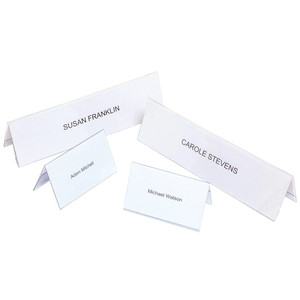REXEL NAME PLATES Small 92x56mm, Bx50