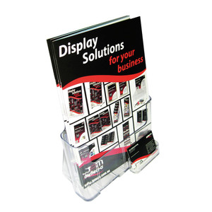 DEFLECT-O BROCHURE HOLDERS A4 Free&W/Mount, + Bus.Card