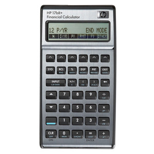 HEWLETT PACKARD HP17BII+ FINANCIAL CALCULATOR Financial H145xW90.9xD14.7mm