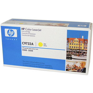 HP 645A YELLOW ORIGINAL LASERJET TONER CARTRIDGE (C9732A)12K Suits LaserJet 5500 / 5550