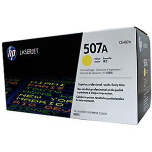 HP 507A YELLOW ORIGINAL LASERJET TONER CARTRIDGE (CE402A/CE402YC) Suits LaserJet Enterprise 500 Colour M551 / M570 / M575