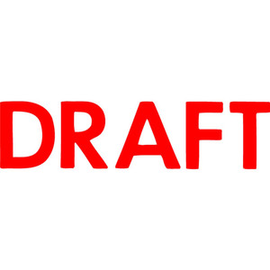 XSTAMPER - 1 COLOUR - TITLES D-F 1068 Draft Red