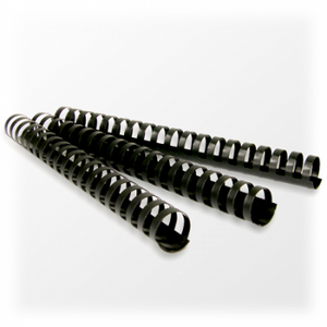 FELLOWES PLASTIC BINDING COMB 6mm 21Ring Black Bx100 (Replaces FEL-5345305)