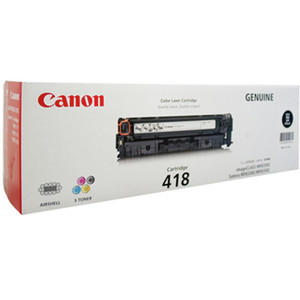 CANON CART418 ORIGINAL BLACK TONER CARTRIDGE 3.4K Suits MFC350CDN / MF8380CDW / MF8580CDW