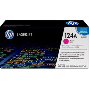 HP 124A MAGENTA ORIGINAL LASERJET TONER CARTRIDGE 2.5K (Q6003A) Suits LaserJet 1015 / 1017 / 1600 / 2600 / 2605