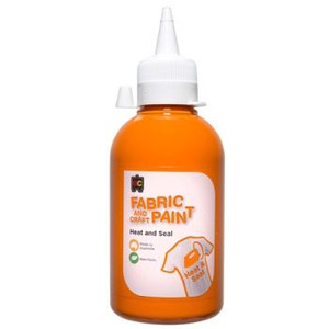 FABRIC AND CRAFT PAINT 250ML ORANGE