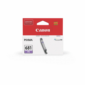 CANON CLI681 PHOTO BLUE CARTRIDGE - 1,660 PAGES Suits CANON PIXMA TS8160 / CANON PIXMA TS9160