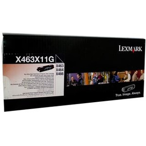 LEXMARK X463X11G ORIGINAL BLACK HIGH YIELD TONER CARTRIDGE 15K Suits X463 / X464 / X466