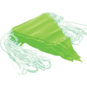 MAXISAFE PVC BUNTING FLAGLINE 30m Fluoro Green
