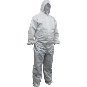 MAXISAFE DISPOSABLE COVERALLS Polypropylene Washable White X Large
