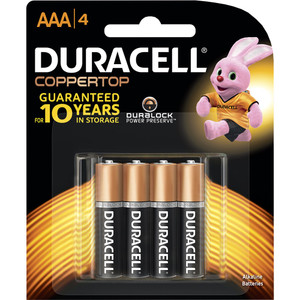 DURACELL ALKALINE BATTERY CARDED AA 10/Card