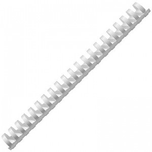 GOLD SOVEREIGN PLASTIC BINDING COMB 45MM A4 21 LOOP WHITE Box of 50