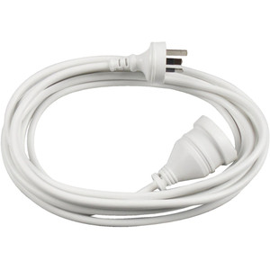 ITALPLAST 5 Metre Extension Lead - White, Each