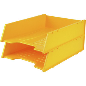 ITALPLAST A4 "Multi Fit" Fruit Document Tray - Banana, Each