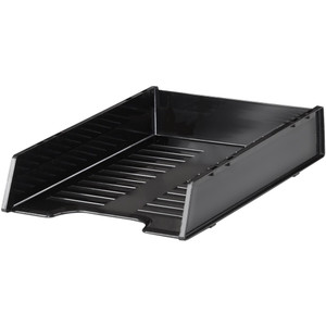 ITALPLAST A4 "Multi Fit" Document Tray greenR - Recycled Black, Each