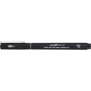 UNI PIN 200 FINE LINER PEN 0.1mm Black