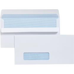 CUMBERLAND DL CORRESPONDENCE ENVELOPES 110x220mm Self Seal Window Face Secretive (Box of 500)