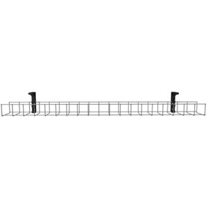 SINGLE TIER CABLE BASKET 1550MM (W) 1 X TRAY 2 X MOUNTING BRACKET Black