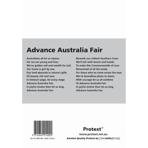 PROTEXT PP COVER STUDENT NOTE BOOK LIGHT GREY 64 PAGE SINGLE RULED 10MM / PLAIN