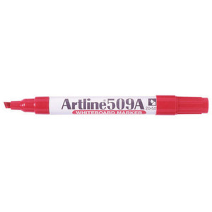 ARTLINE 509A WHITEBOARD MARKER Medium Chisel Red, Each