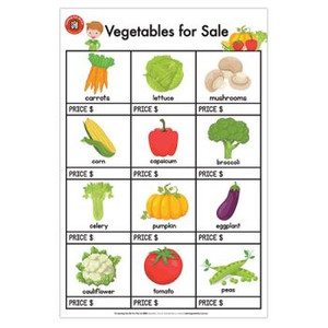 VEGETABLES FOR SALE POSTER *** While Stocks Last ***