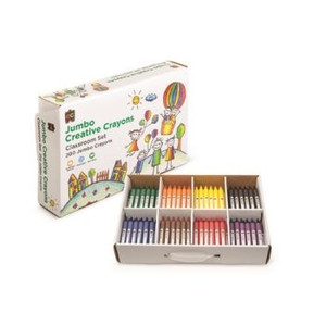 JUMBO CRAYONS BOX 200