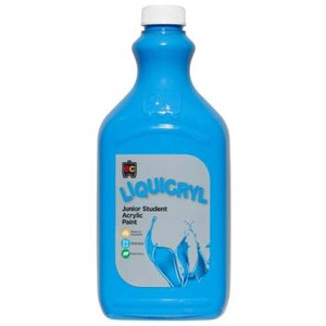 EDUCATIONAL COLOURS LIQUICRYL PAINT 2L SKY BLUE
