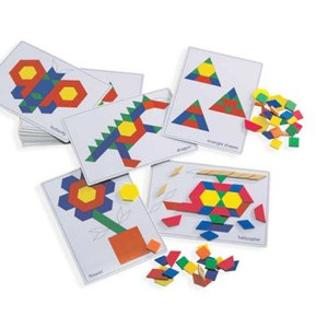 PATTERN BLOCK PICTURE CARDS 20PCS