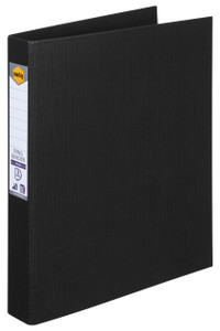 MARBIG RING BINDER A4 25MM 3D PE BLACK
