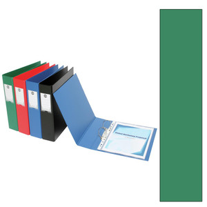 MARBIG ENVIRO DELUXE BINDERS A4 2D Ring 25mm Green