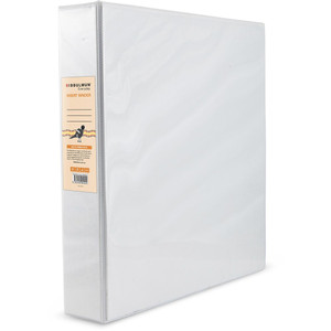 BIBBULMUN A4 INSERT BINDER 4D 38mm White