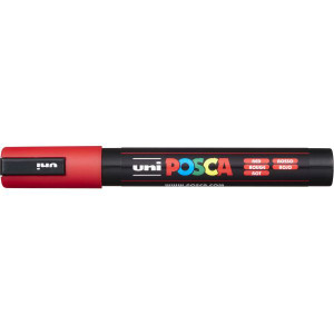 UNIBALL POSCA POSTER MARKER Medium 2.5mm Red
