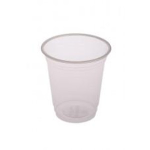 PLASTIC CUPS 8OZ 225ML CLEAR SLEEVE OF 50