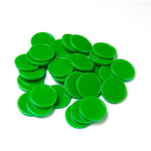 COUNTERS GREEN PACK OF 30